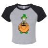Women's Micro Rib Raglan Baby Tee Thumbnail