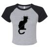 Women's Micro Rib Raglan Baby Tee Thumbnail
