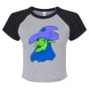 Women's Micro Rib Raglan Baby Tee Thumbnail