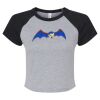 Women's Micro Rib Raglan Baby Tee Thumbnail