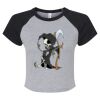 Women's Micro Rib Raglan Baby Tee Thumbnail