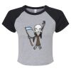 Women's Micro Rib Raglan Baby Tee Thumbnail