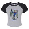 Women's Micro Rib Raglan Baby Tee Thumbnail