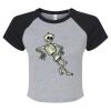 Women's Micro Rib Raglan Baby Tee Thumbnail