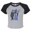 Women's Micro Rib Raglan Baby Tee Thumbnail
