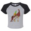 Women's Micro Rib Raglan Baby Tee Thumbnail