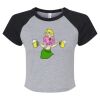 Women's Micro Rib Raglan Baby Tee Thumbnail