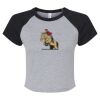 Women's Micro Rib Raglan Baby Tee Thumbnail