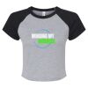 Women's Micro Rib Raglan Baby Tee Thumbnail