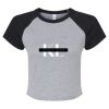 Women's Micro Rib Raglan Baby Tee Thumbnail