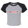 Women's Micro Rib Raglan Baby Tee Thumbnail